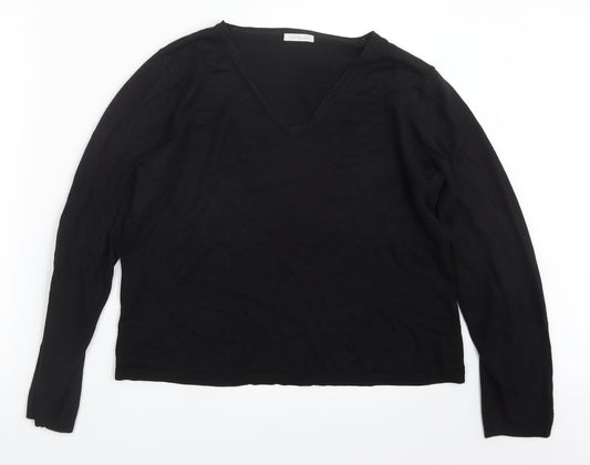 Womens UK Size 16 Matalan Black Pullover Jumper