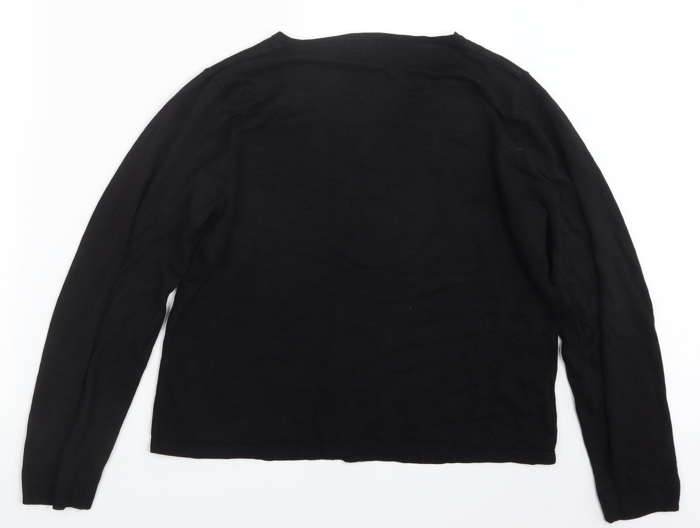 Womens UK Size 16 Matalan Black Pullover Jumper