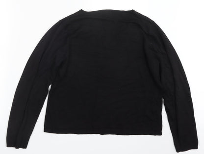Womens UK Size 16 Matalan Black Pullover Jumper