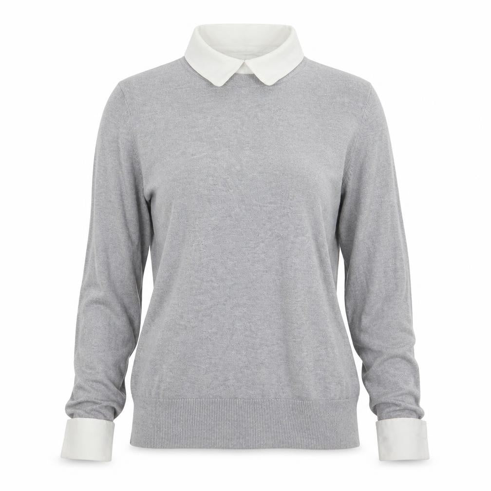 Womens UK Size 8 Dorothy Perkins Grey Pullover Jumper
