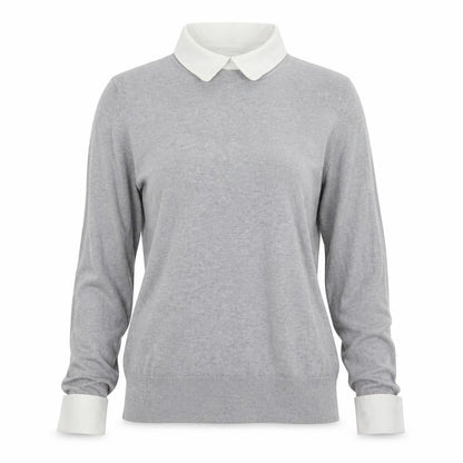 Womens UK Size 8 Dorothy Perkins Grey Pullover Jumper