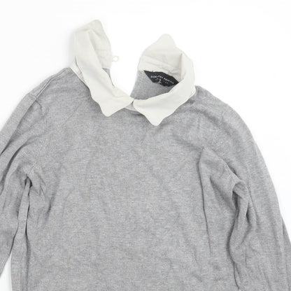 Womens UK Size 8 Dorothy Perkins Grey Pullover Jumper