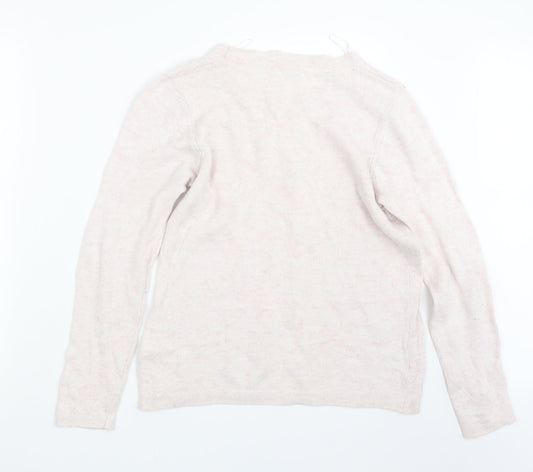 CC Womens Pink  Knit Pullover Jumper Size L