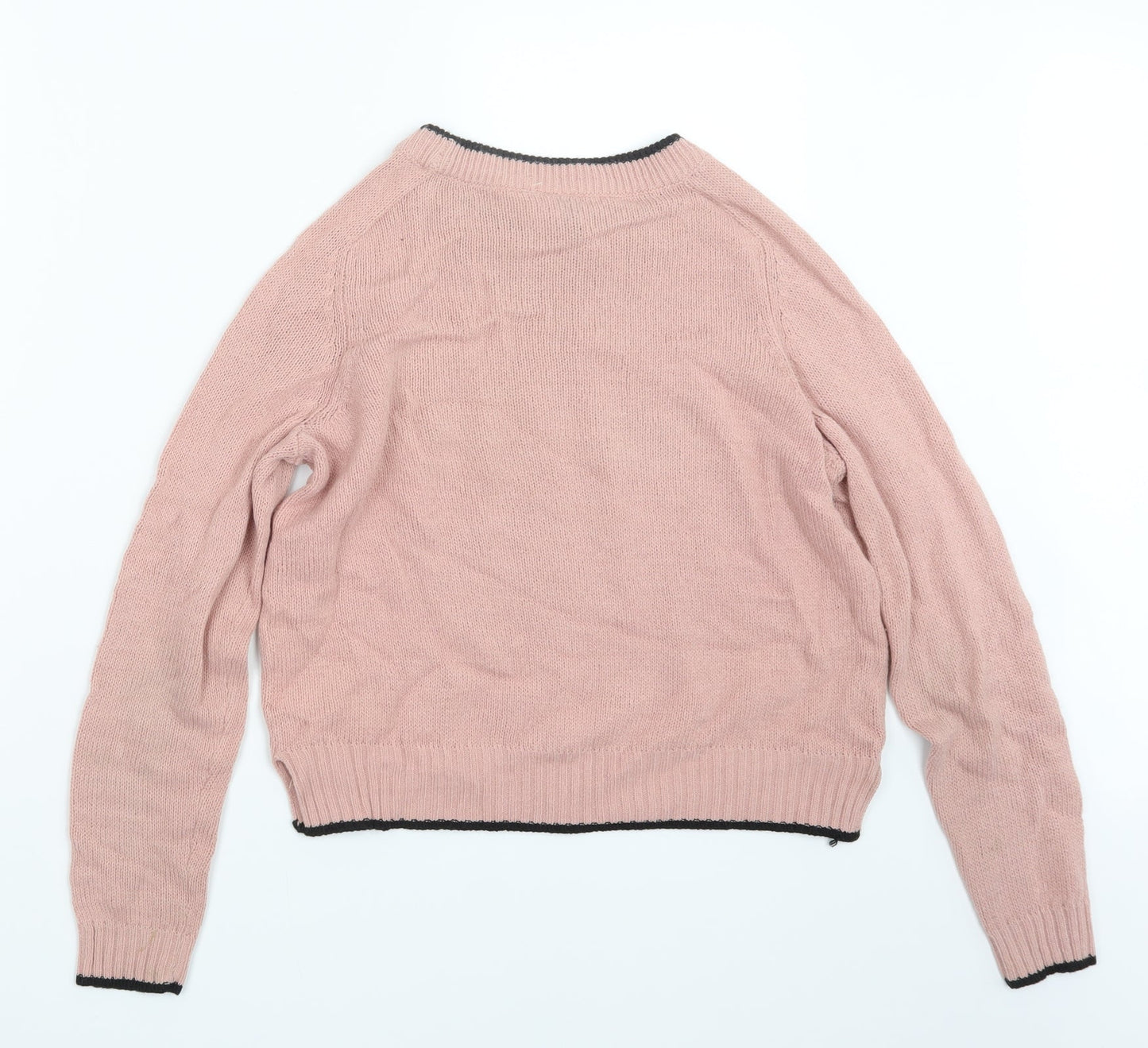 Divided by H&M Womens Pink  Knit Pullover Jumper Size XS