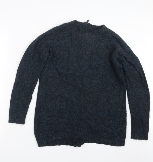 Womens UK Size 10 Topshop Blue Pullover Jumper