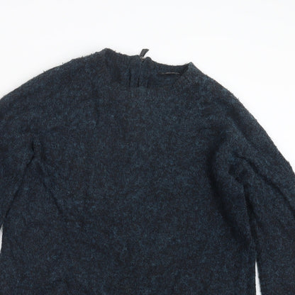 Womens UK Size 10 Topshop Blue Pullover Jumper