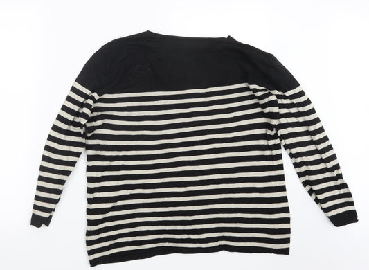 Womens UK Size M H&M Black Pullover Jumper