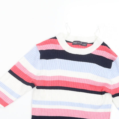 Womens UK Size 8 Marks and Spencer Pink Pullover Jumper