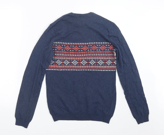ASOS Mens Blue  Knit Pullover Jumper Size XS
