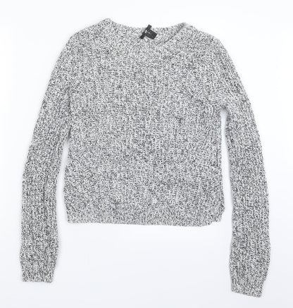 Womens UK Size M H&M Black Pullover Jumper