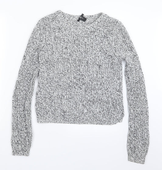 Womens UK Size M H&M Black Pullover Jumper