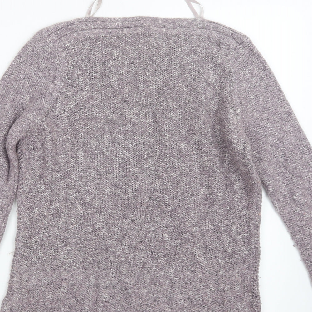 Womens UK Size S Bm Collection Purple Pullover Jumper