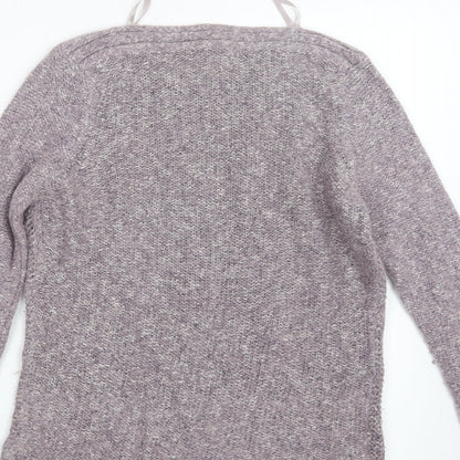 Womens UK Size S Bm Collection Purple Pullover Jumper