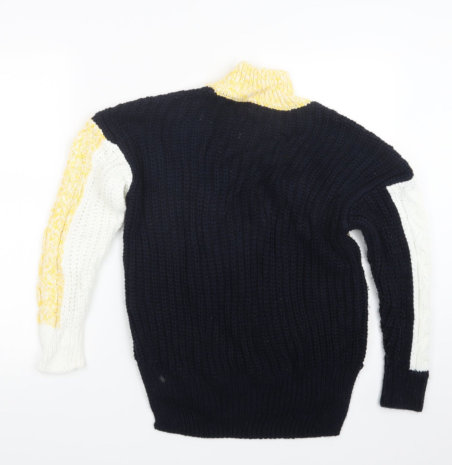 Womens UK Size S Marks and Spencer Yellow Pullover Jumper
