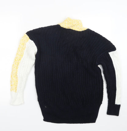 Womens UK Size S Marks and Spencer Yellow Pullover Jumper