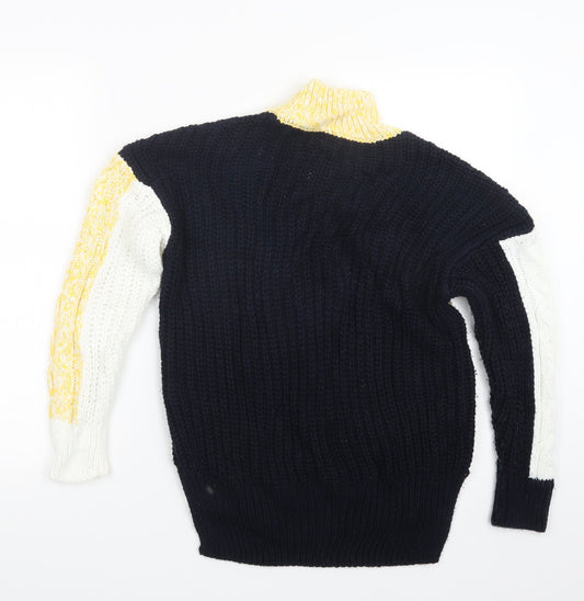 Womens UK Size S Marks and Spencer Yellow Pullover Jumper