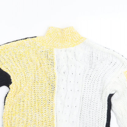 Womens UK Size S Marks and Spencer Yellow Pullover Jumper