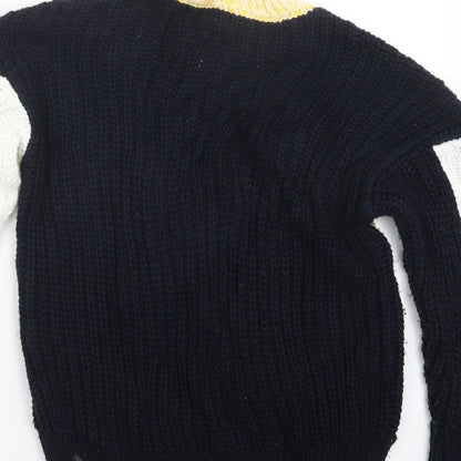 Womens UK Size S Marks and Spencer Yellow Pullover Jumper