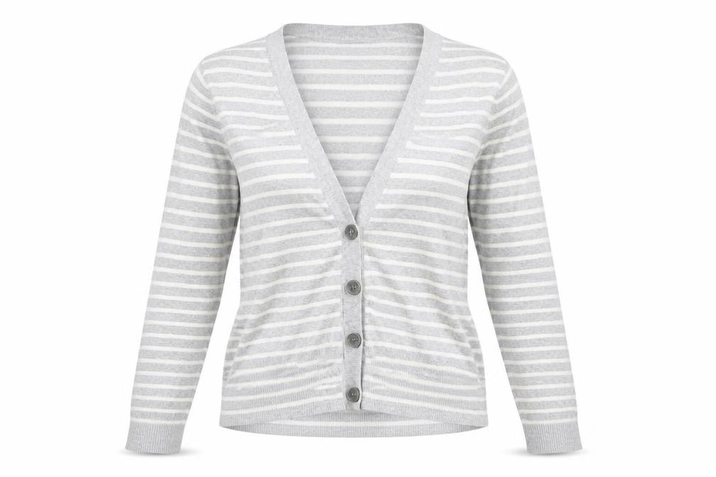 Womens UK Size L Gap Grey Cardigan Jumper