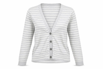 Womens UK Size L Gap Grey Cardigan Jumper