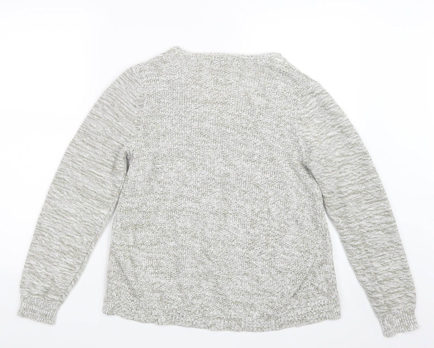 Womens UK Size 16 M&Co Green Pullover Jumper