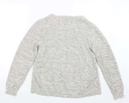 Womens UK Size 16 M&Co Green Pullover Jumper