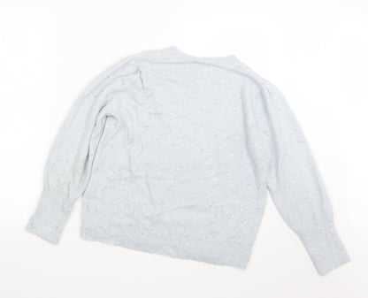 Womens UK Size 16 Dorothy Perkins Blue Pullover Jumper