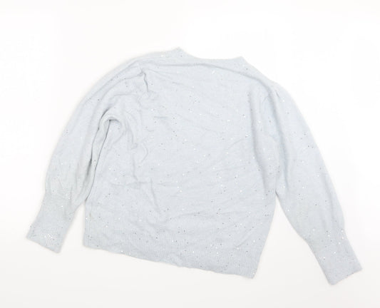 Womens UK Size 16 Dorothy Perkins Blue Pullover Jumper