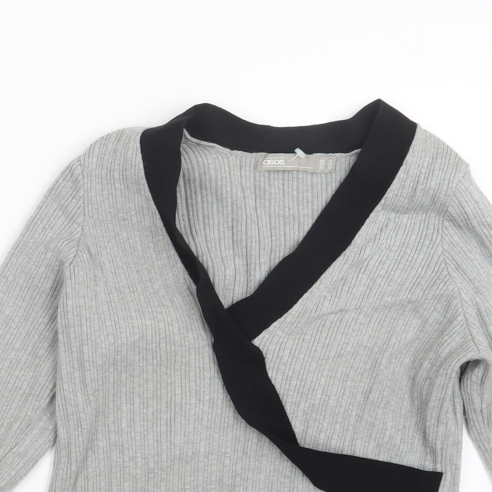 Womens UK Size 16 ASOS Grey Pullover Jumper