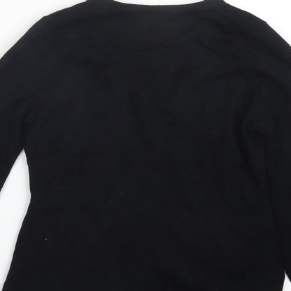 Womens UK Size 10 Marks and Spencer Black Pullover Jumper