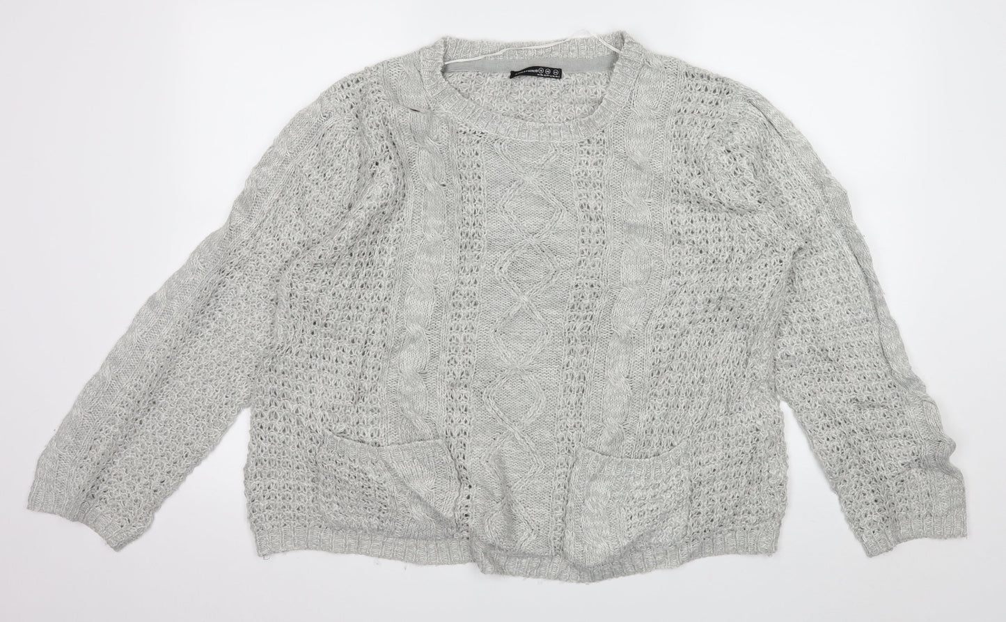 Womens UK Size 18 Atmosphere Grey Pullover Jumper
