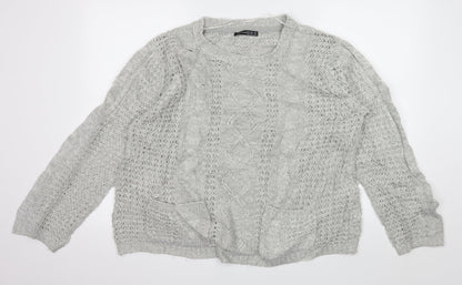 Womens UK Size 18 Atmosphere Grey Pullover Jumper