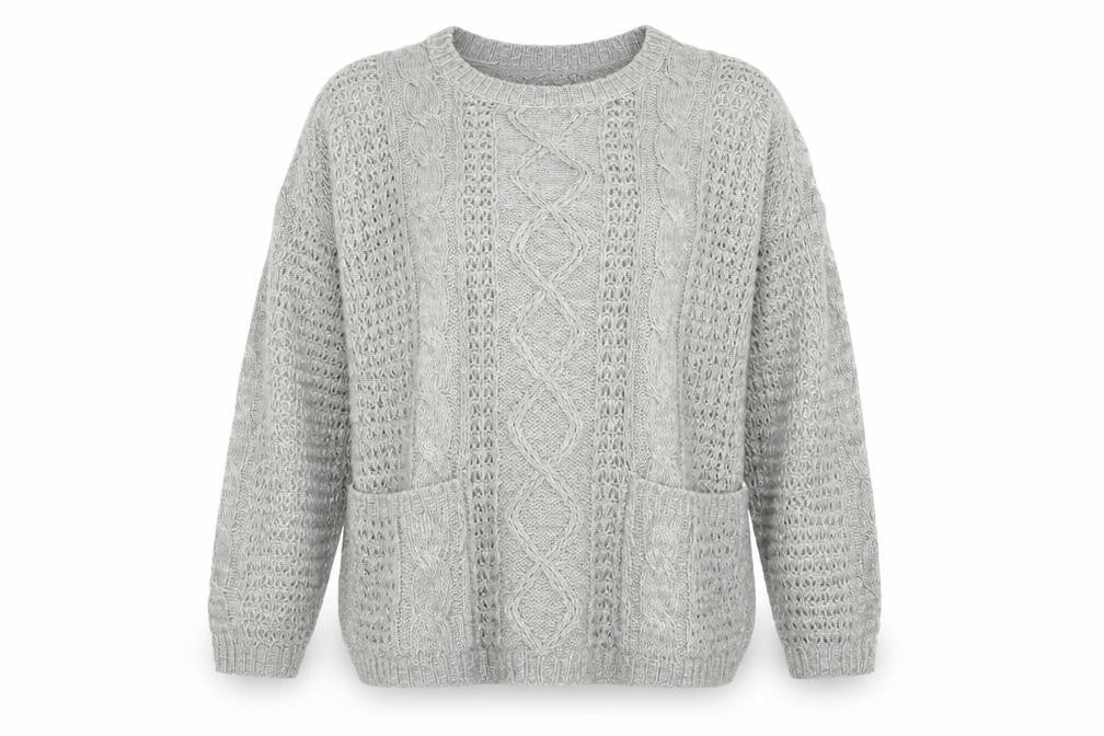 Womens UK Size 18 Atmosphere Grey Pullover Jumper