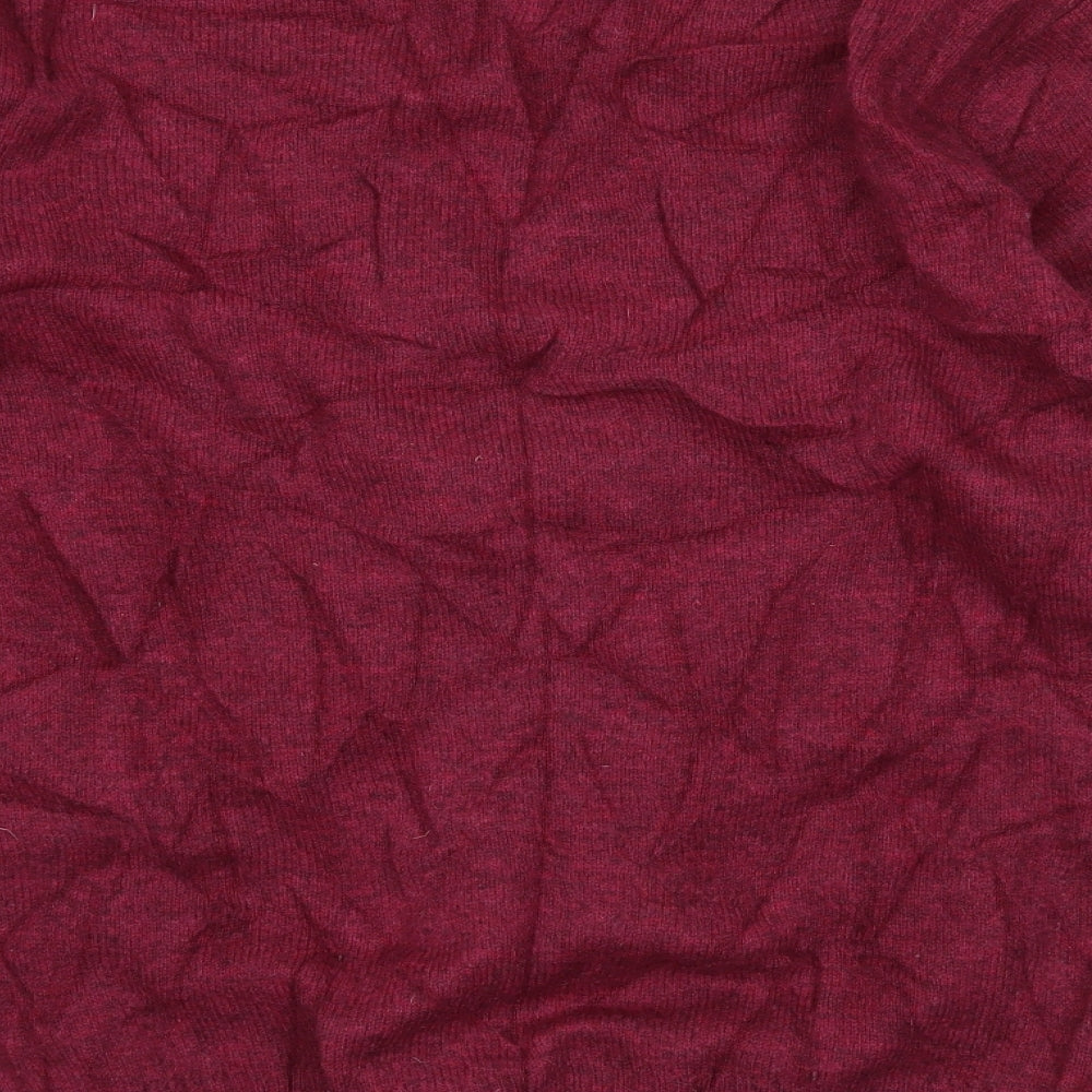 Easy Mens Purple  Knit Pullover Jumper Size M