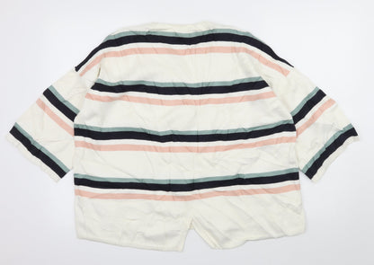 Womens UK Size L Marks and Spencer Ivory Pullover Jumper