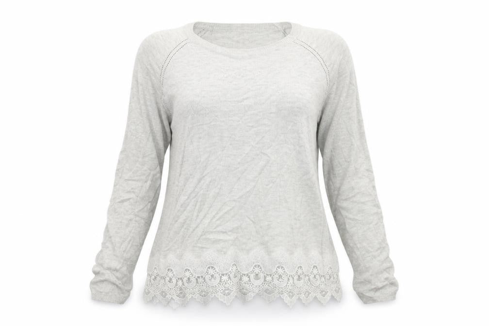 Marks & Spencer Womens Grey  Knit Pullover Jumper Size 10