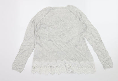 Womens UK Size 10 Marks and Spencer Grey Pullover Jumper