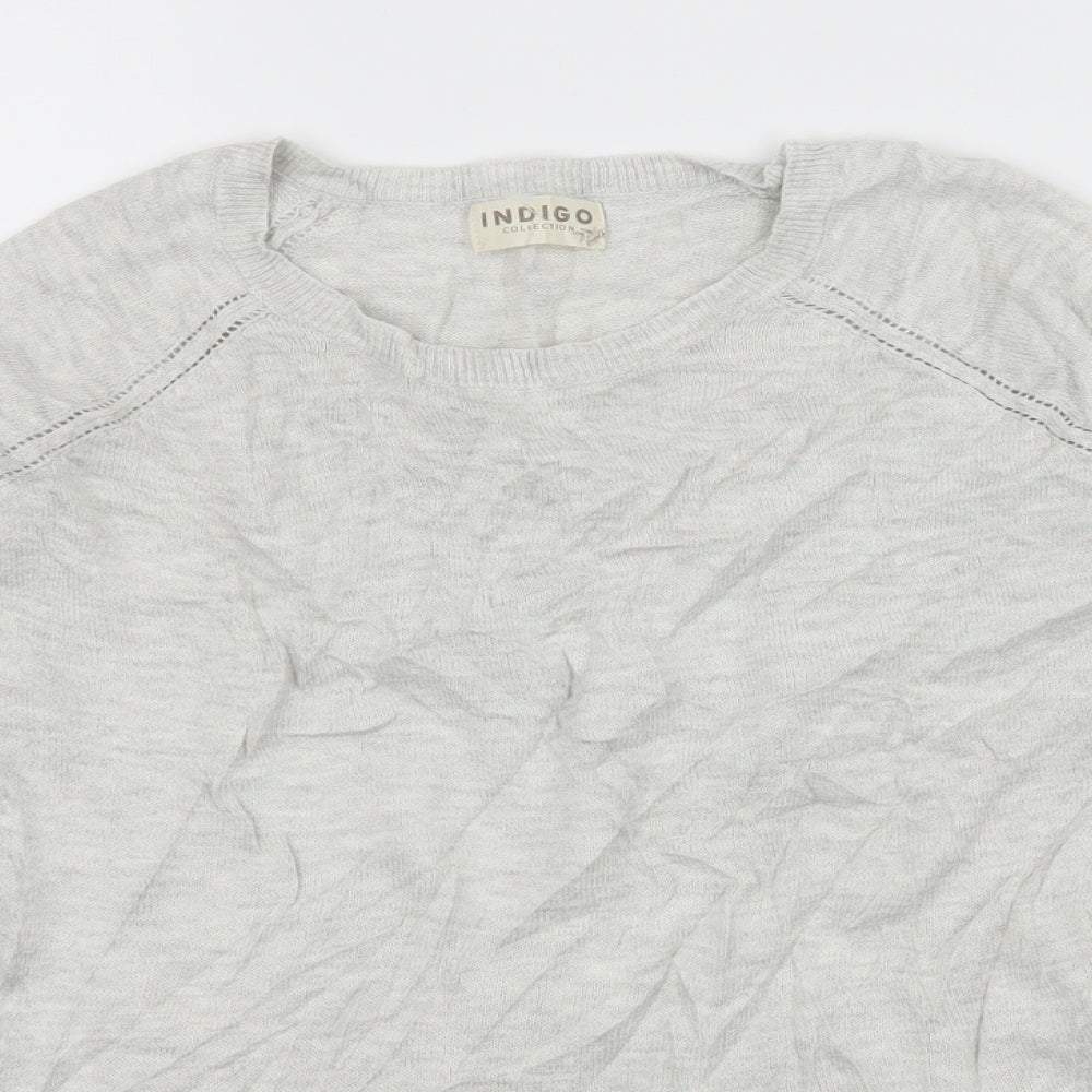 Womens UK Size 10 Marks and Spencer Grey Pullover Jumper