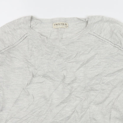 Womens UK Size 10 Marks and Spencer Grey Pullover Jumper