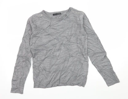 Womens UK Size 8 Atmosphere Grey Pullover Jumper