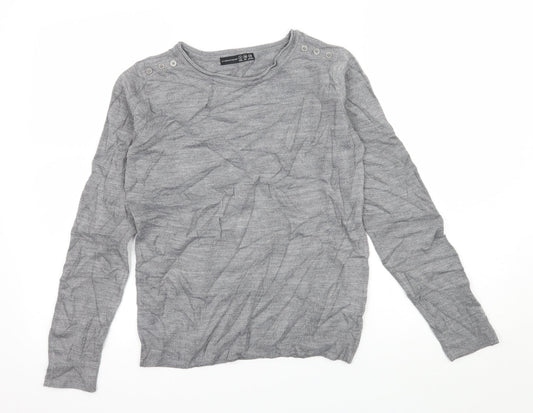 Womens UK Size 8 Atmosphere Grey Pullover Jumper