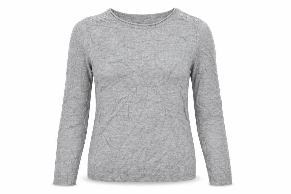 Womens UK Size 8 Atmosphere Grey Pullover Jumper