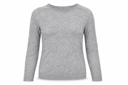 Womens UK Size 8 Atmosphere Grey Pullover Jumper