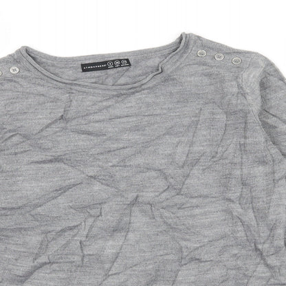 Womens UK Size 8 Atmosphere Grey Pullover Jumper