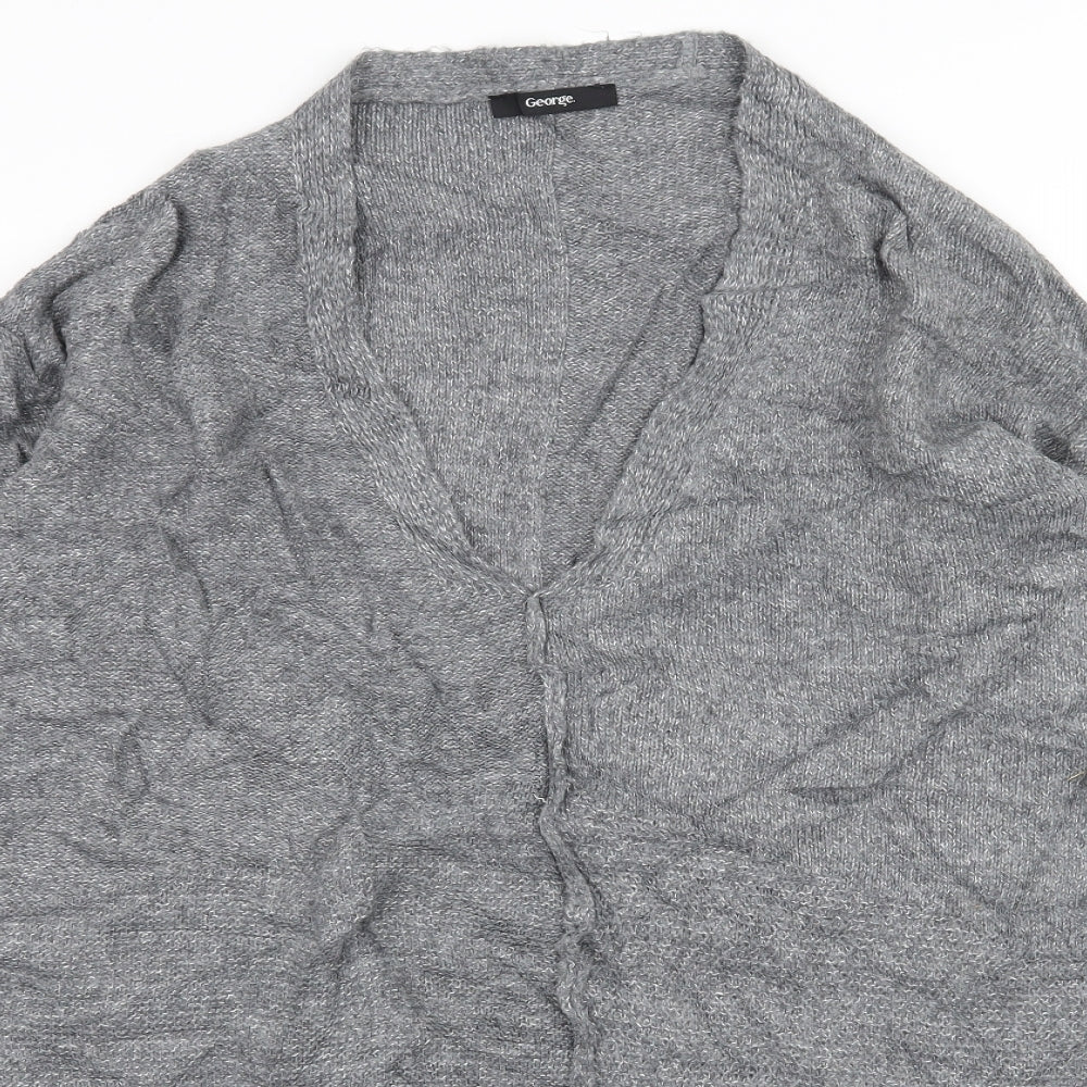 George Womens Grey  Knit Pullover Jumper Size 10