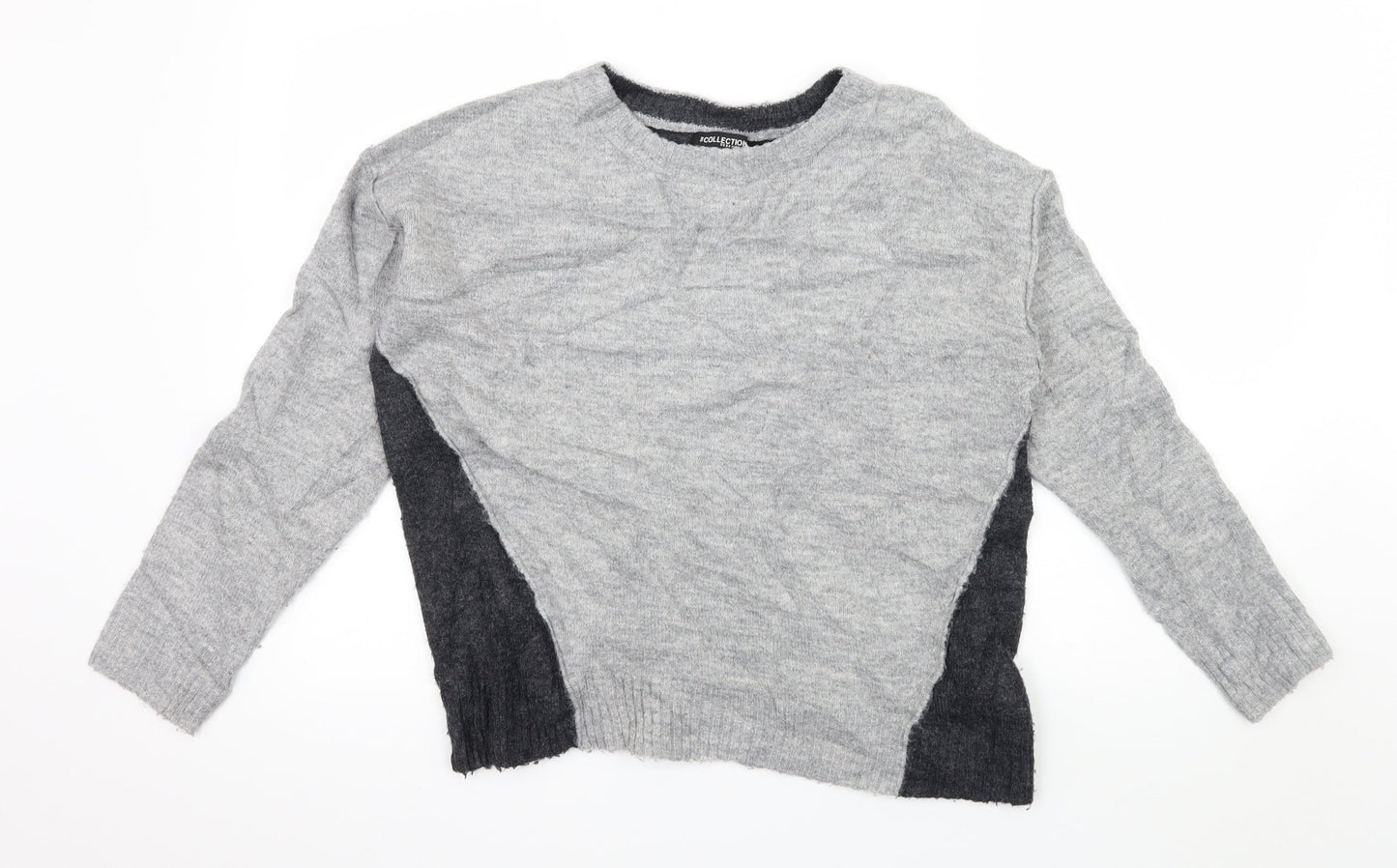 Womens UK Size 10 Debenhams Grey Pullover Jumper