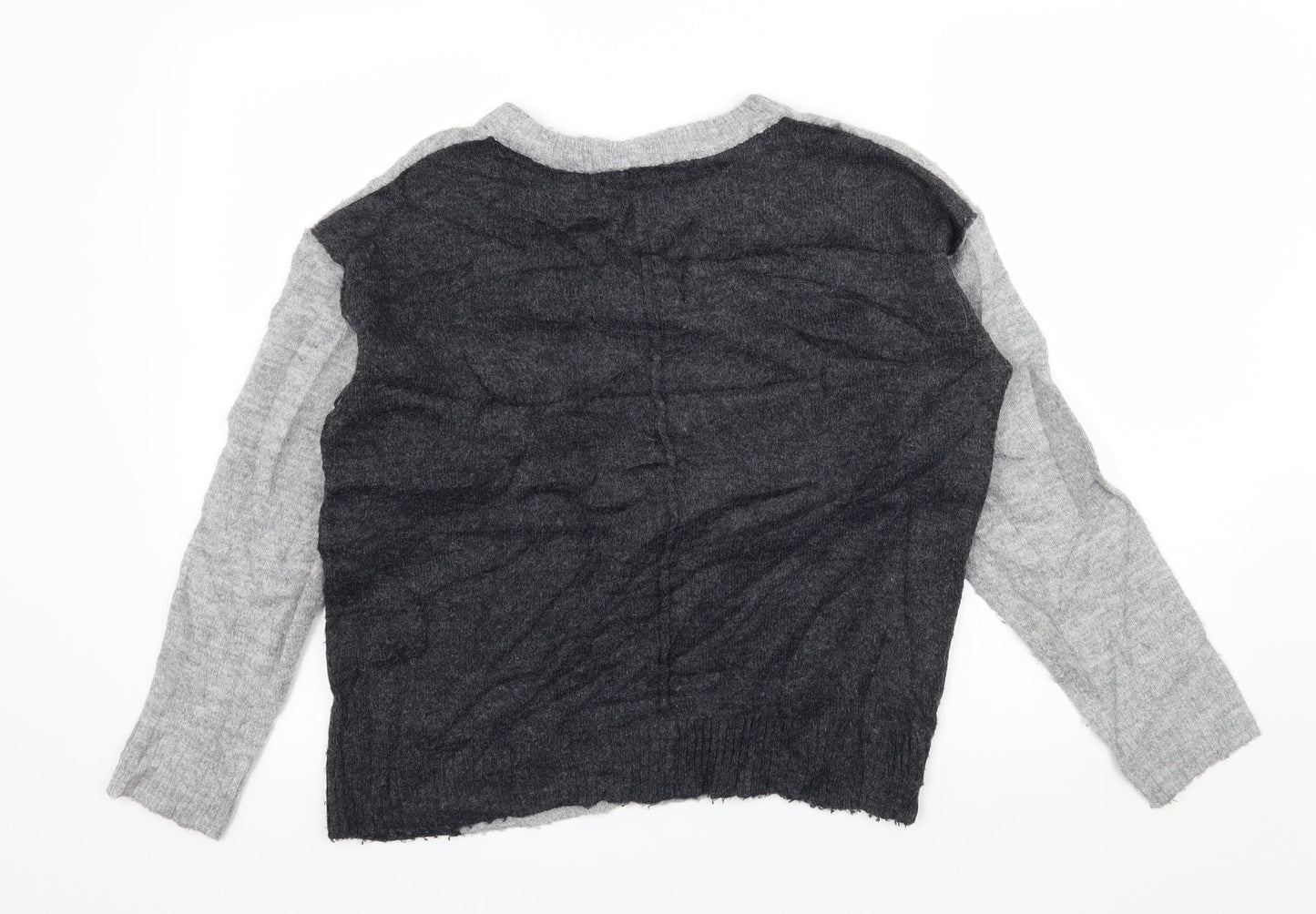 Womens UK Size 10 Debenhams Grey Pullover Jumper
