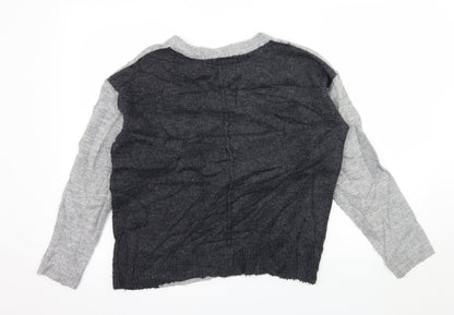 Womens UK Size 10 Debenhams Grey Pullover Jumper