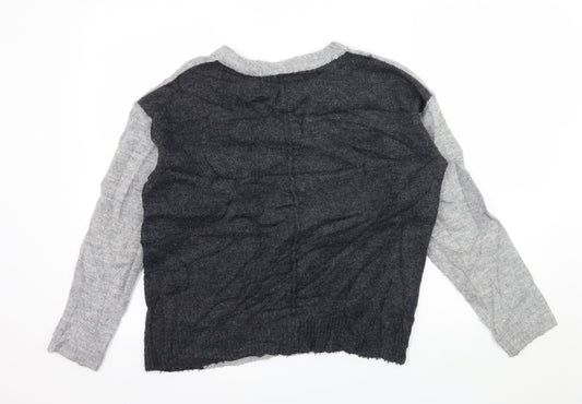 Debenhams Womens Grey  Knit Pullover Jumper Size 10