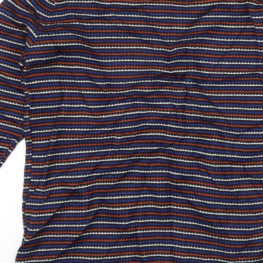 Womens UK Size 8 Papaya Blue Pullover Jumper